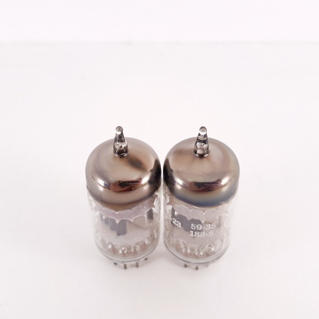 2 X 12AT7WA GENERAL ELECTRIC TUBE. 1950s PROD. 3 MICA. D-GETTER. 4. CH100