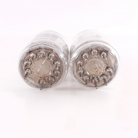 2 X 12AT7WA GENERAL ELECTRIC TUBE. 1950s PROD. 3 MICA. D-GETTER. 4. CH100