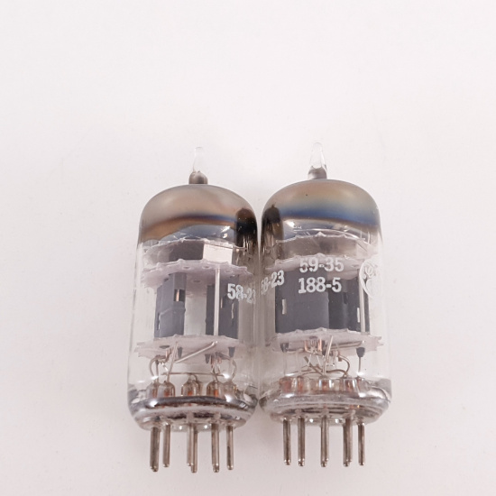 2 X 12AT7WA GENERAL ELECTRIC TUBE....