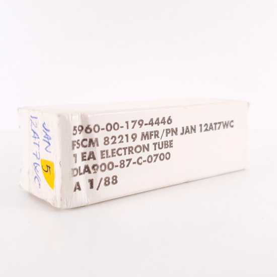 1 X JAN 12AT7WC PHILIPS ECG TUBE....