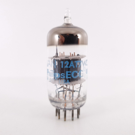 1 X JAN 12AT7WC PHILIPS ECG TUBE. 1980s PROD. COPPER RODS. 5. CH100