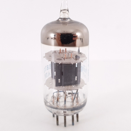 1 X JAN 12AT7WC PHILIPS ECG TUBE. 1980s PROD. COPPER RODS. 5. CH100