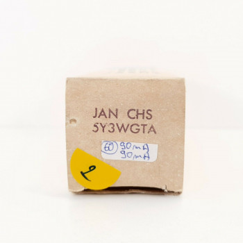 1 X JAN CHS 5Y3WGTA TUBE. 90%. 2. CH41