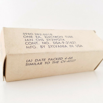 1 X JAN CHS 5Y3WGTA TUBE. 90%. 2. CH41 2