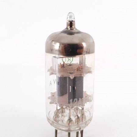 1 X 12AT7WA-H RADIOTECHNIQUE TUBE. 1960s PRODUCTION. COPPER RODS. 1. CH101