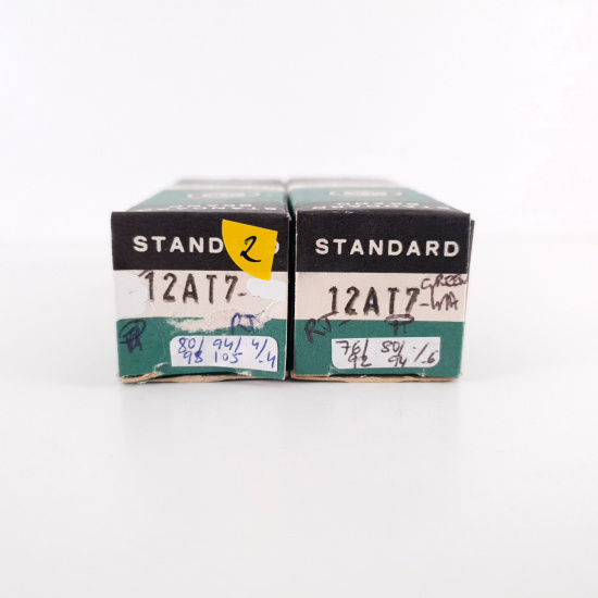 2 X 12AT7WA-H RADIOTECHNIQUE TUBE....