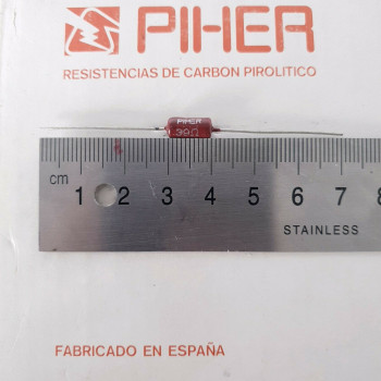 1 X 1/2W 39R 10% 1960s VINTAGE PIHER RESISTOR. NOS. C1795U12F180121