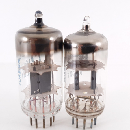 2 X ECC81 MAZDA TUBE. PAIR. 6. CH101