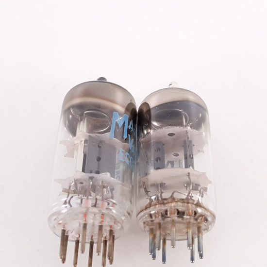 2 X ECC81 MAZDA TUBE. PAIR. 6. CH101