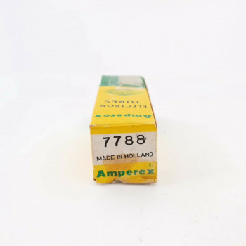 1 X 7788 AMPEREX TUBE. 1960s PHILIPS PROD. PREMIUM QUALITY. GOLD PIN. CP  ENA
