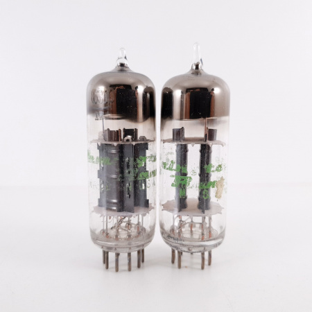 2 X 6350 REMINGTON RAND TUBE. BLACK PLATES. MATCHED PAIR. CV ENA