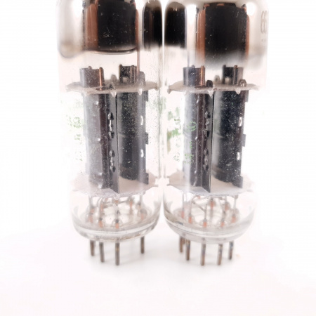 2 X 6350 REMINGTON RAND TUBE. BLACK PLATES. MATCHED PAIR. CV ENA