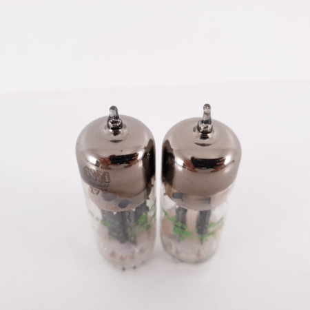 2 X 6350 REMINGTON RAND TUBE. BLACK PLATES. MATCHED PAIR. CV ENA