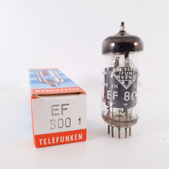 1 X EF800 TELEFUNKEN TUBE. DIAMOND MARK. 85% CV ENA