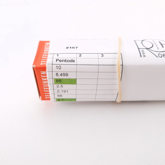 1 X EF800 TELEFUNKEN TUBE. DIAMOND...