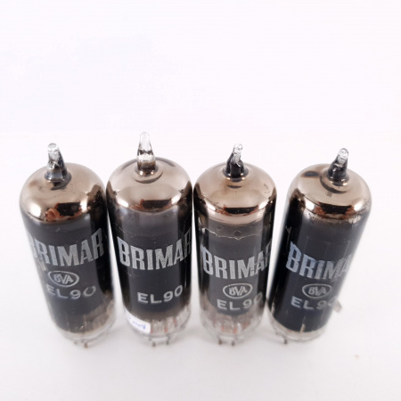 4 X EL90 BRIMAR TUBE. 3 pcs MATCHED +1 . CV ENA