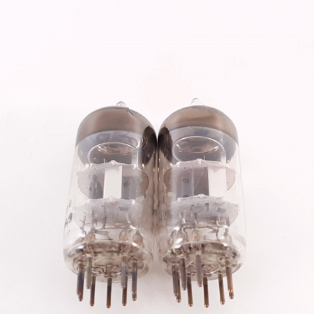 2 X ECC84 MINIWATT TUBE. 1960s MULLARD PRODUCTION. B-CODES. MATCHED PAIR. 2. CH102