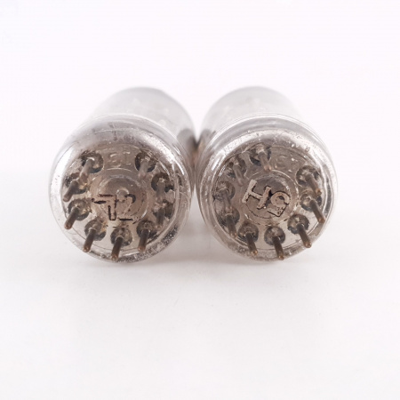 2 X ECC84 MINIWATT TUBE. 1960s MULLARD PRODUCTION. B-CODES. MATCHED PAIR. 2. CH102