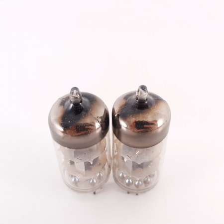 2 X ECC84 MINIWATT TUBE. 1960s MULLARD PROD.  B-CODES. MATCHED PAIR. 4. CH102