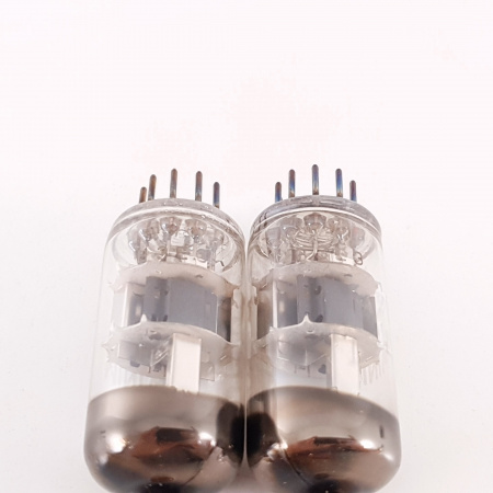 2 X ECC84 MINIWATT TUBE. 1960s MULLARD PROD.  B-CODES. MATCHED PAIR. 4. CH102