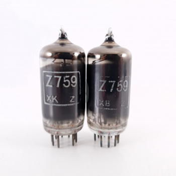 2 X Z759 GEC TUBE. TILTED...