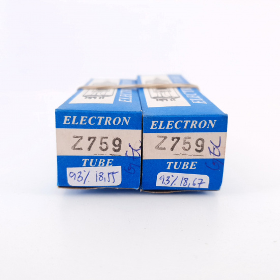 2 X Z759 GEC TUBE. TILTED SQUARE...