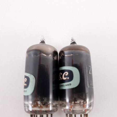 2 X Z759 GEC TUBE. TILTED SQUARE GETTER. MATCHED PAIR. CV ENA