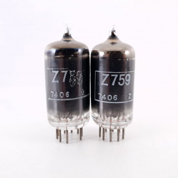 2 X Z759 GEC TUBE. 1970s...