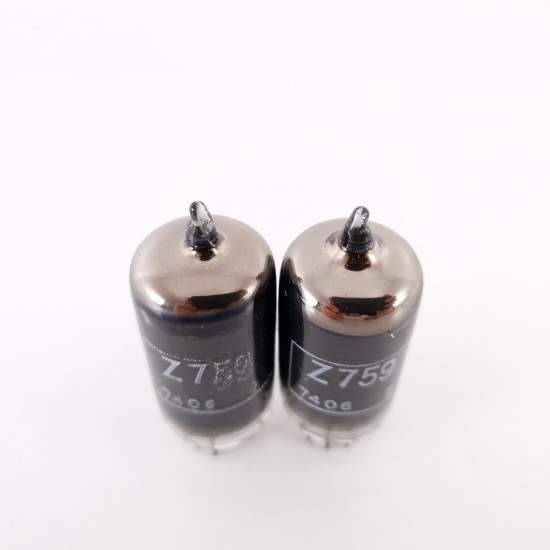 2 X Z759 GEC TUBE. 1970s PRODUCTION....