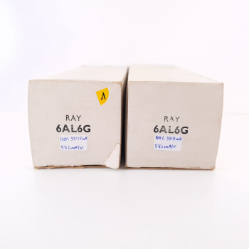 2 X 6AL6G RAYTHEON TUBE....