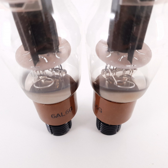2 X 6AL6G RAYTHEON TUBE. 1969 PROD....