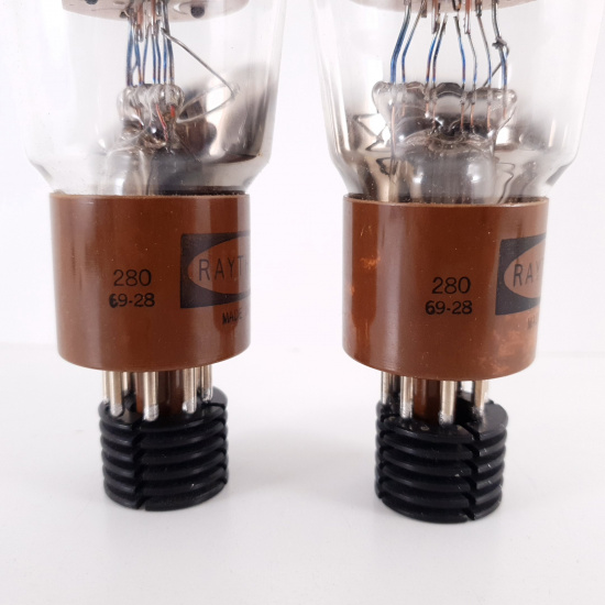 2 X 6AL6G RAYTHEON TUBE. 1969 PROD....