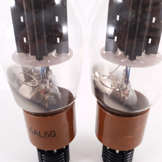2 X 6AL6G RAYTHEON TUBE. 1969 PROD....