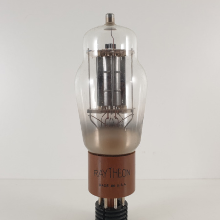 1 X 6AL6G RAYTHEON TUBE. 1969 PROD. BLACK PLATES. 108%. 3. CH106