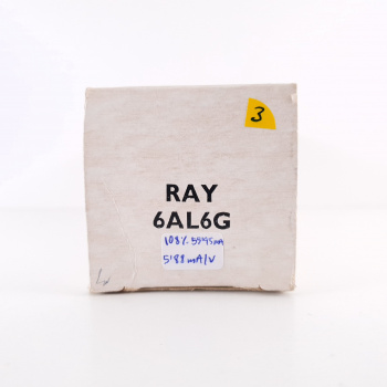 1 X 6AL6G RAYTHEON TUBE....