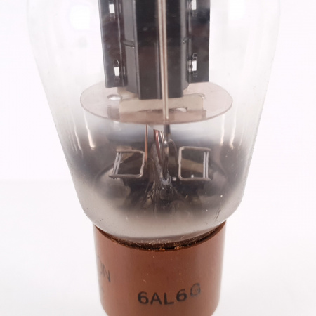 1 X 6AL6G RAYTHEON TUBE. 1969 PROD. BLACK PLATES. 108%. 3. CH106