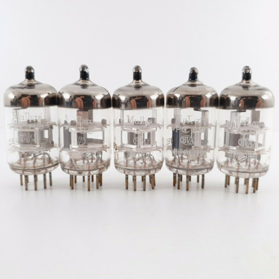 5 X PC88 MULLARD TUBE. DIMPLE GETTER. 1960s PROD. MATCHED QUINTET. CU  ENA