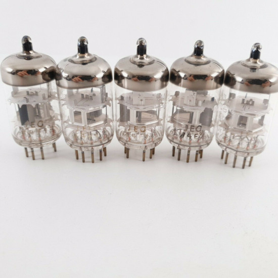 5 X PC88 MULLARD TUBE. DIMPLE GETTER. 1960s PROD. MATCHED QUINTET. CU  ENA