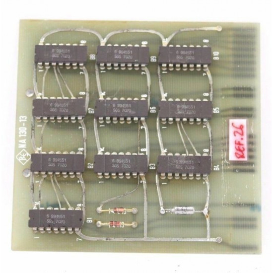 PLATE SPLASH RS NA 130-13 10 INTEGRATED CIRCUIT 2 RESISTORS CA326U4F280617