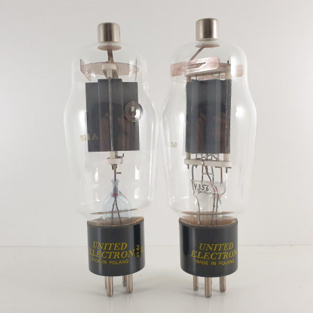 2 X 811A UNITED TUBE. 1970s PRODUCTION. 4.9/4.5mA MATCHED PAIR. AC ENA