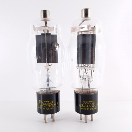 2 X 811A UNITED TUBE. 1970s PRODUCTION. 4.9/4.5mA MATCHED PAIR. AC ENA