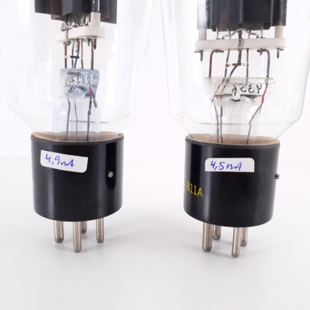 2 X 811A UNITED TUBE. 1970s PRODUCTION. NOS/NIB MATCHED PAIR. AC ENA