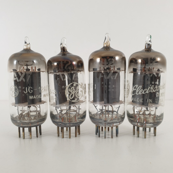 4 X 12AX7 GE TUBE. 17MM LONG PLATES....