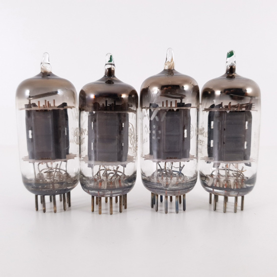4 X 12AX7 GE TUBE. 17MM LONG PLATES....