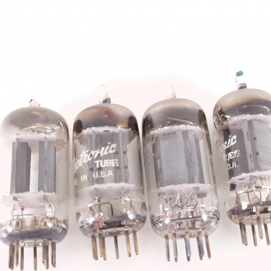 4 X 12AX7 GE TUBE. 17MM LONG PLATES....