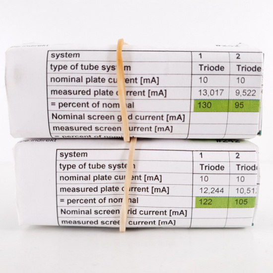 2 X 12AT7WA RT TUBE. COPPER RODS....