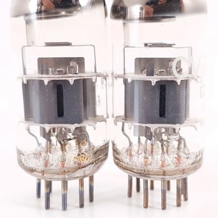 2 X CV2492 / 6922 / E88CC TUBE. 1960s BRITISH PROD. MATCHED PAIR. CO ENA