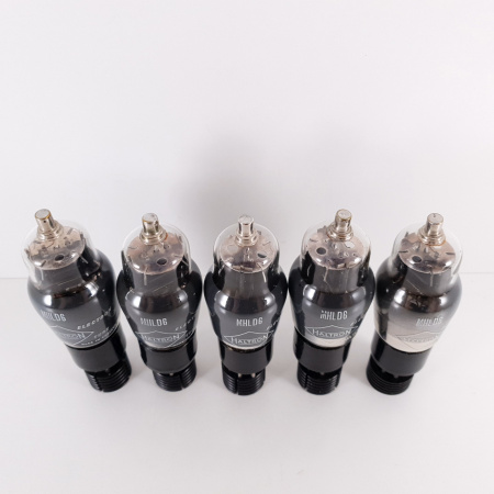 5 X MHLD6 HALTRON TUBE. BLACK PLATES. CO ENA