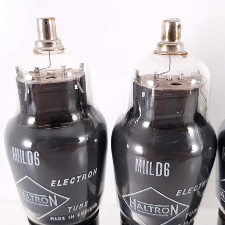 5 X MHLD6 HALTRON TUBE. BLACK PLATES. CO ENA