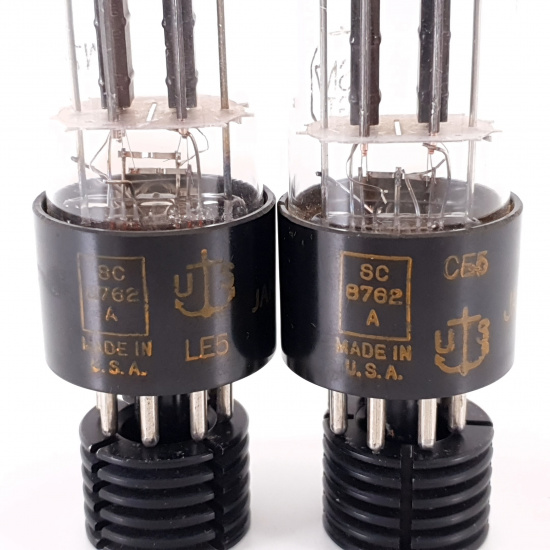 2 X JAN CPR 6SN7GT / VT231 RAYTHEON....